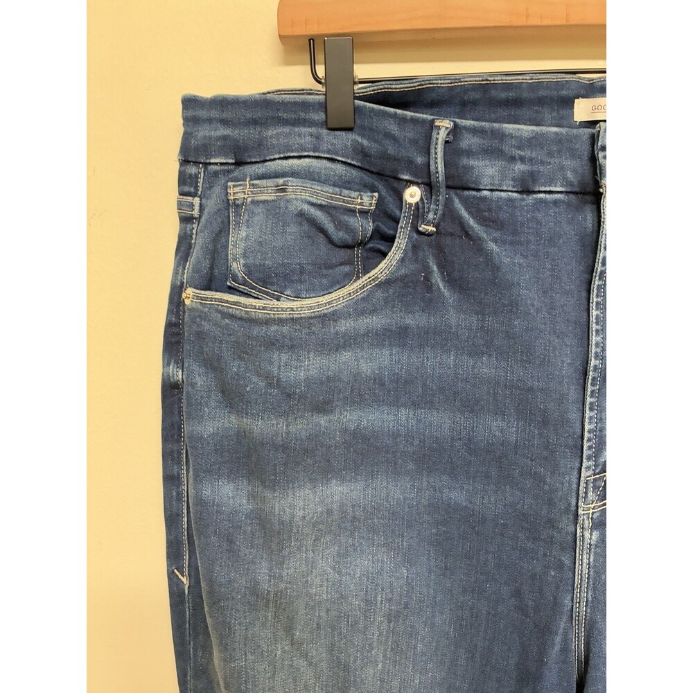 Good American Good Flare Women’s Size 20 Dark Blue - Picture 4 of 9